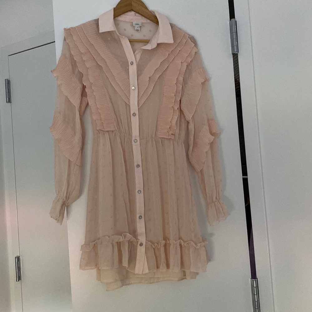 River Island Dress / Blush Pink / Size 10